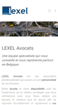 Mobile Screenshot of lexel.be