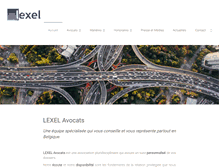 Tablet Screenshot of lexel.be