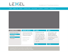 Tablet Screenshot of lexel.co.nz